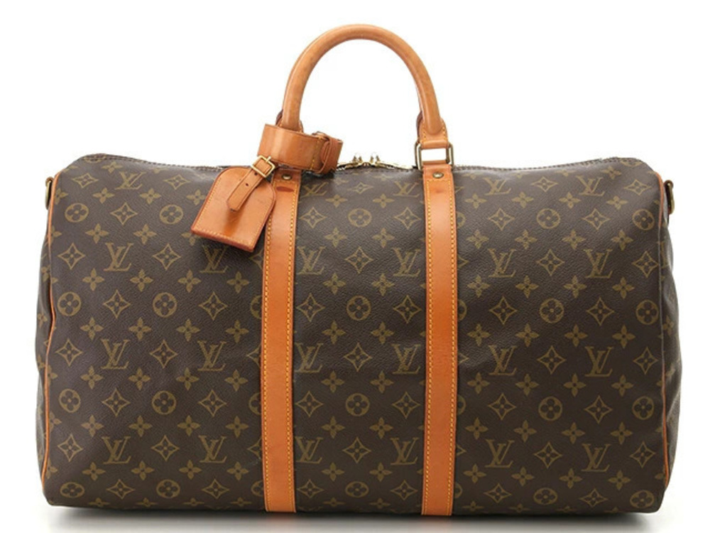 LOUIS VUITTON Keepall Bandouliere Boston Bag Monogram